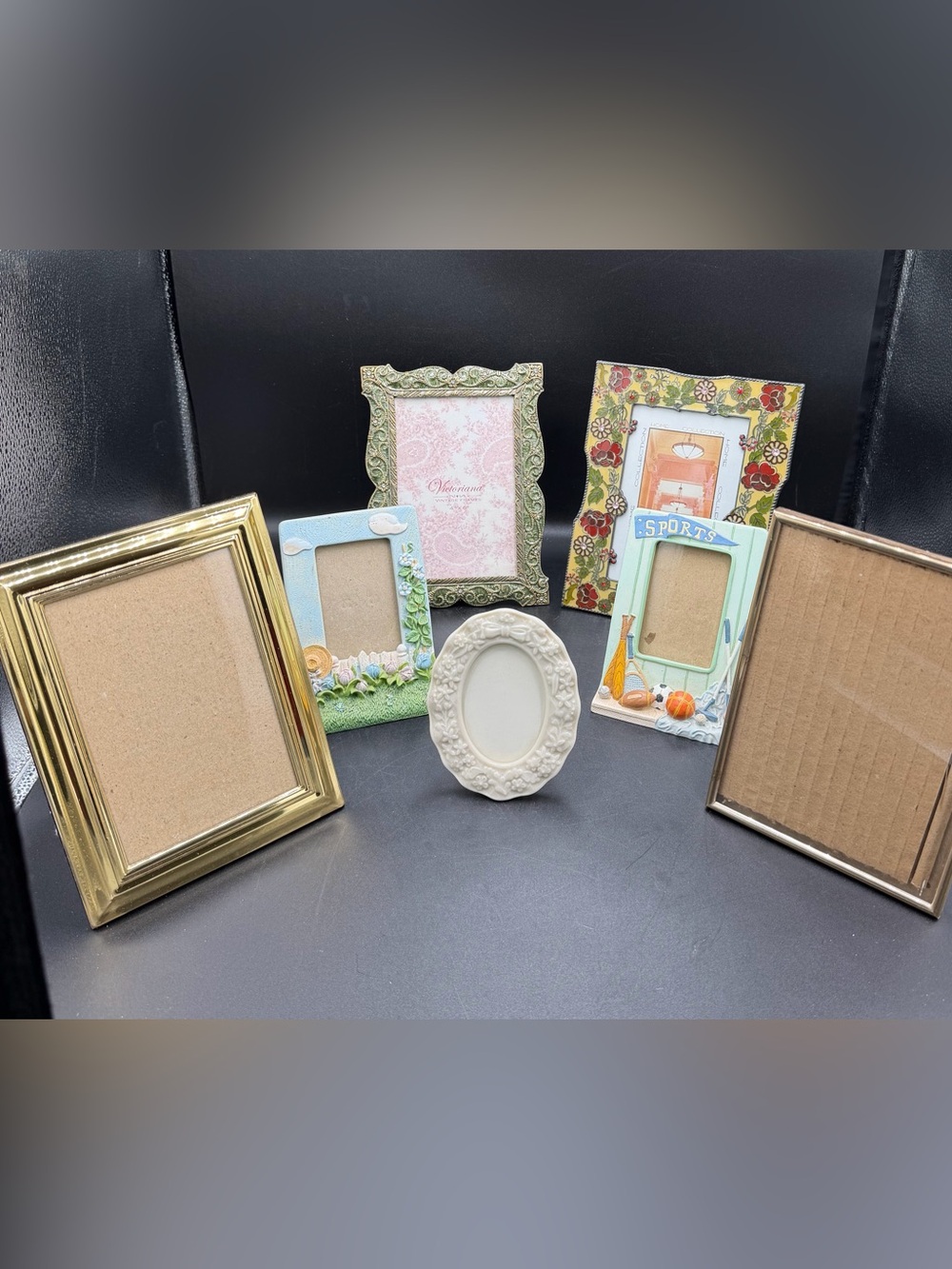 Lot of 7 Assorted Decorative Picture Frames
